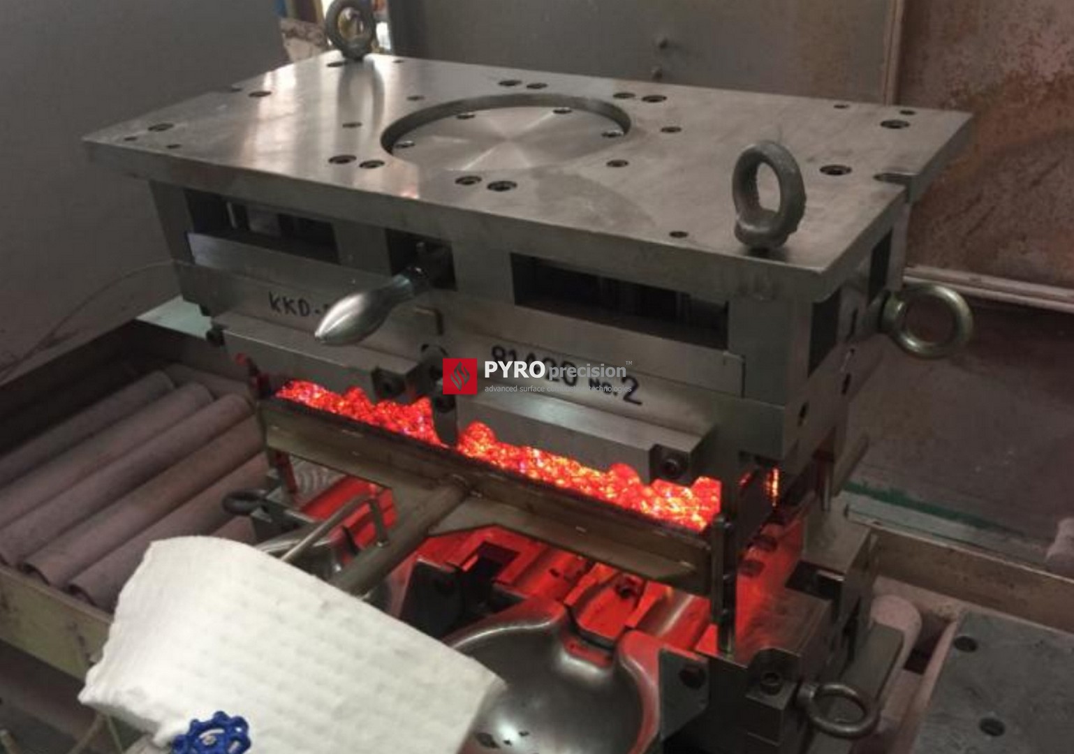 DF Series x MFB Gas Burner l หัวเตาอินฟาเรดแก๊สเปลวไฟสองหน้า - สำหรับอุ่นร้อนโมลด์การหล่ออลูมิเนียม