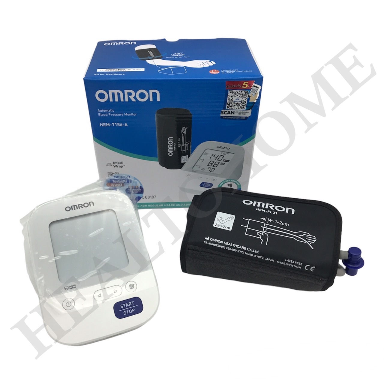OMRON เครื่องวัดความดันออมรอน รุ่น HEM-7156A