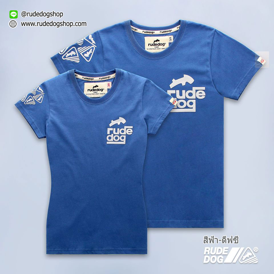 เสื้อยืดแขนสั้น rudedog รุ่น SquareRude (สแควร์รูท)