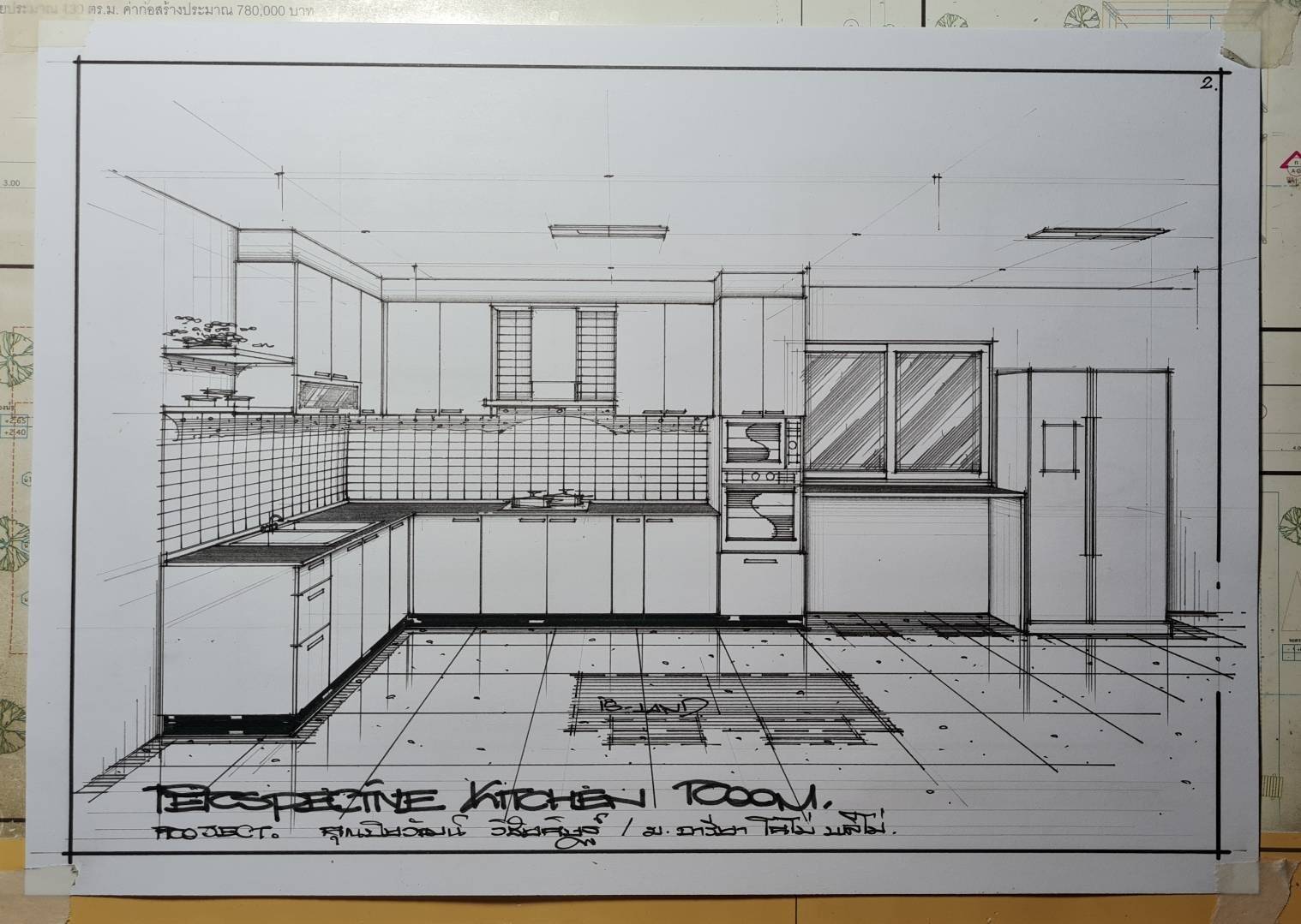 ครัวบิ้วอิน บ้านคุณปิยวัฒน์ ราคา 110,000-