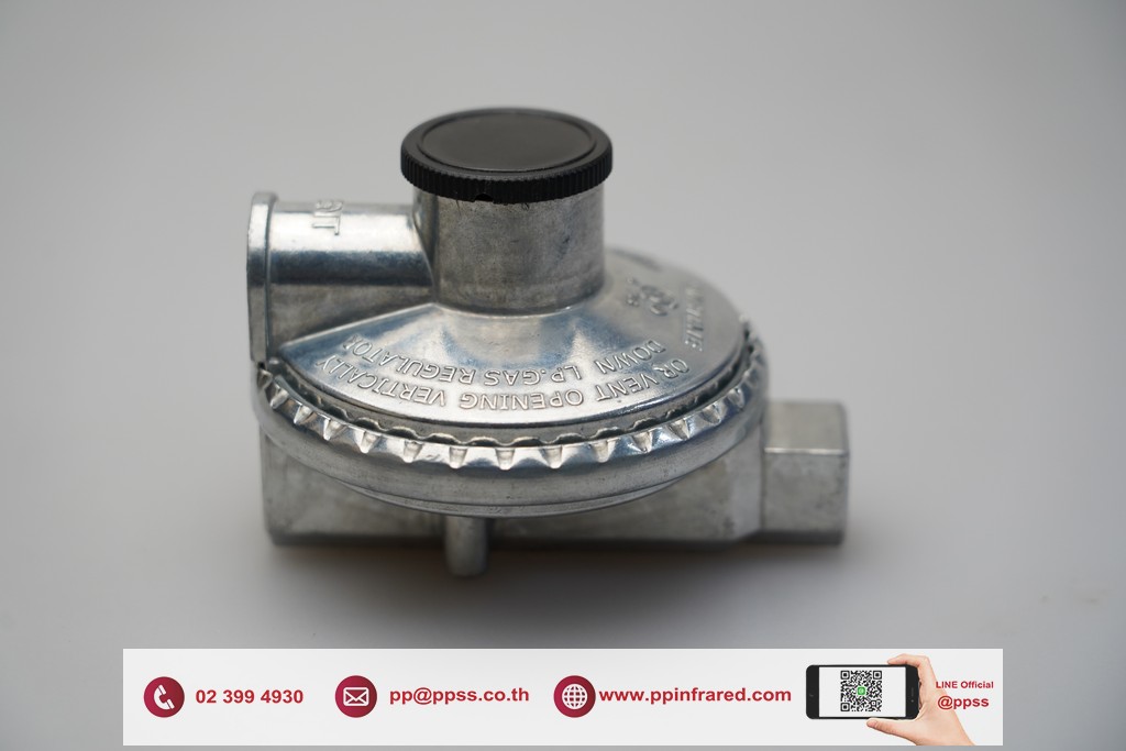 Low Pressure Regulator for LPG, Output 50-100mbar, Size 1/4" x 3/8" NPT
