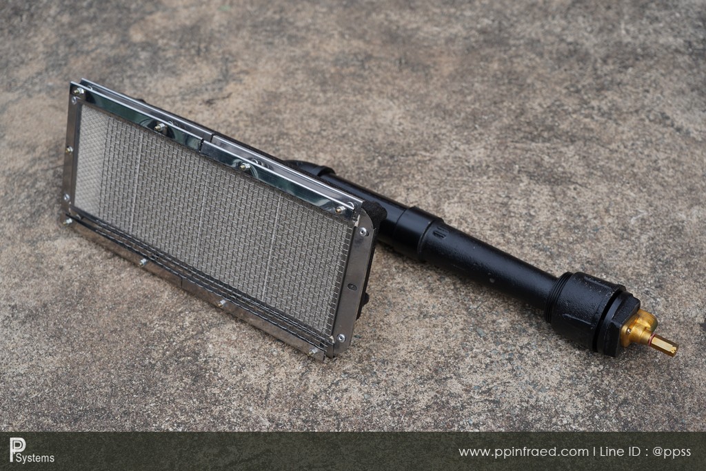 หัวเตาอินฟาเรด THD HD410 6.3KW ขนาด 410x175x220