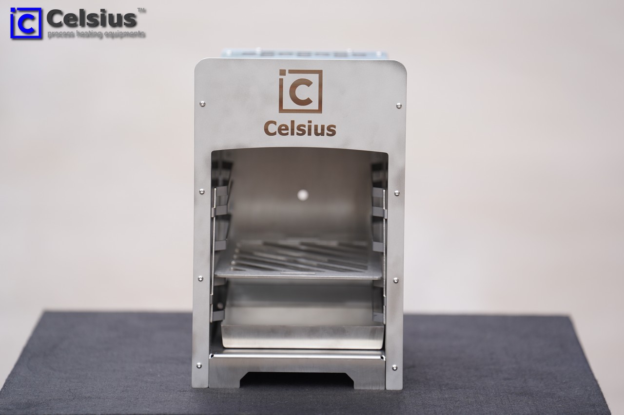 CELSIUS ANYxGRILL IR-RED ® FLAME - RB1 METAL FIBER BURNER l เตาย่างสเต็กอินฟาเรด ชนิดเมทัลไฟเบอร์