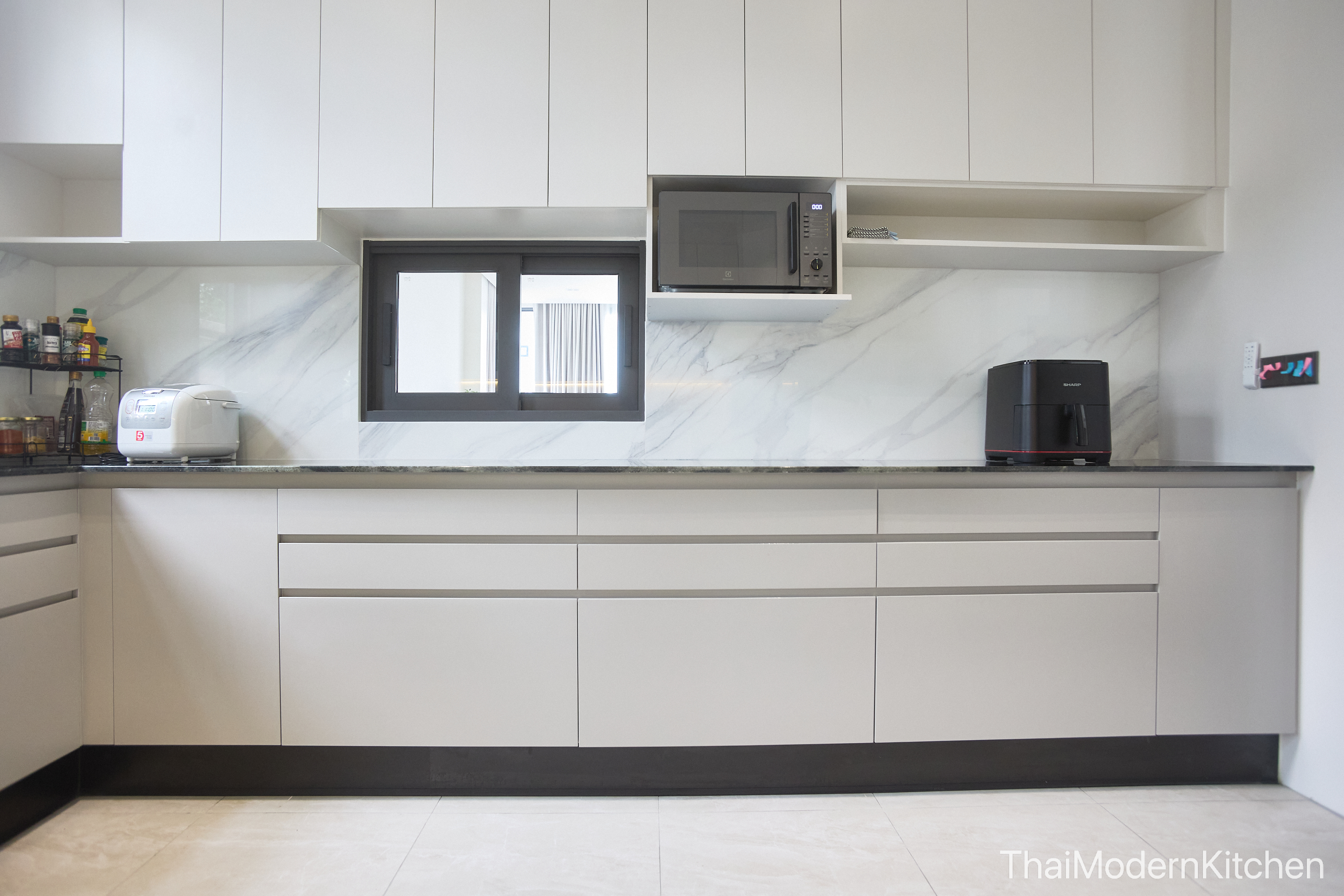 #ครัวบิ้วอิน บ้าน คุณปอ 190,000- ---แยกราคาให้ดู ด้านล่างนะคะ ---