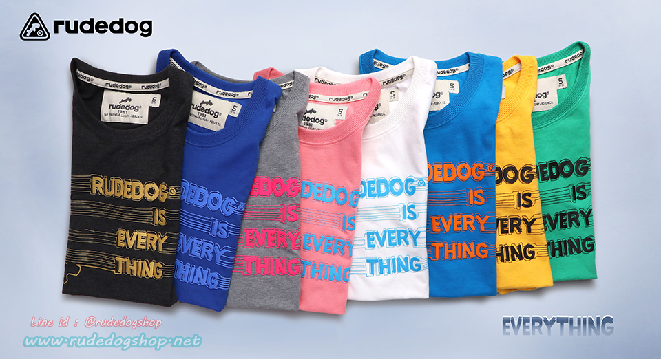 เสื้อยืดแขนสั้นผู้หญิง rudedog รุ่น EveryThing (เอฟเวรี่ติง)