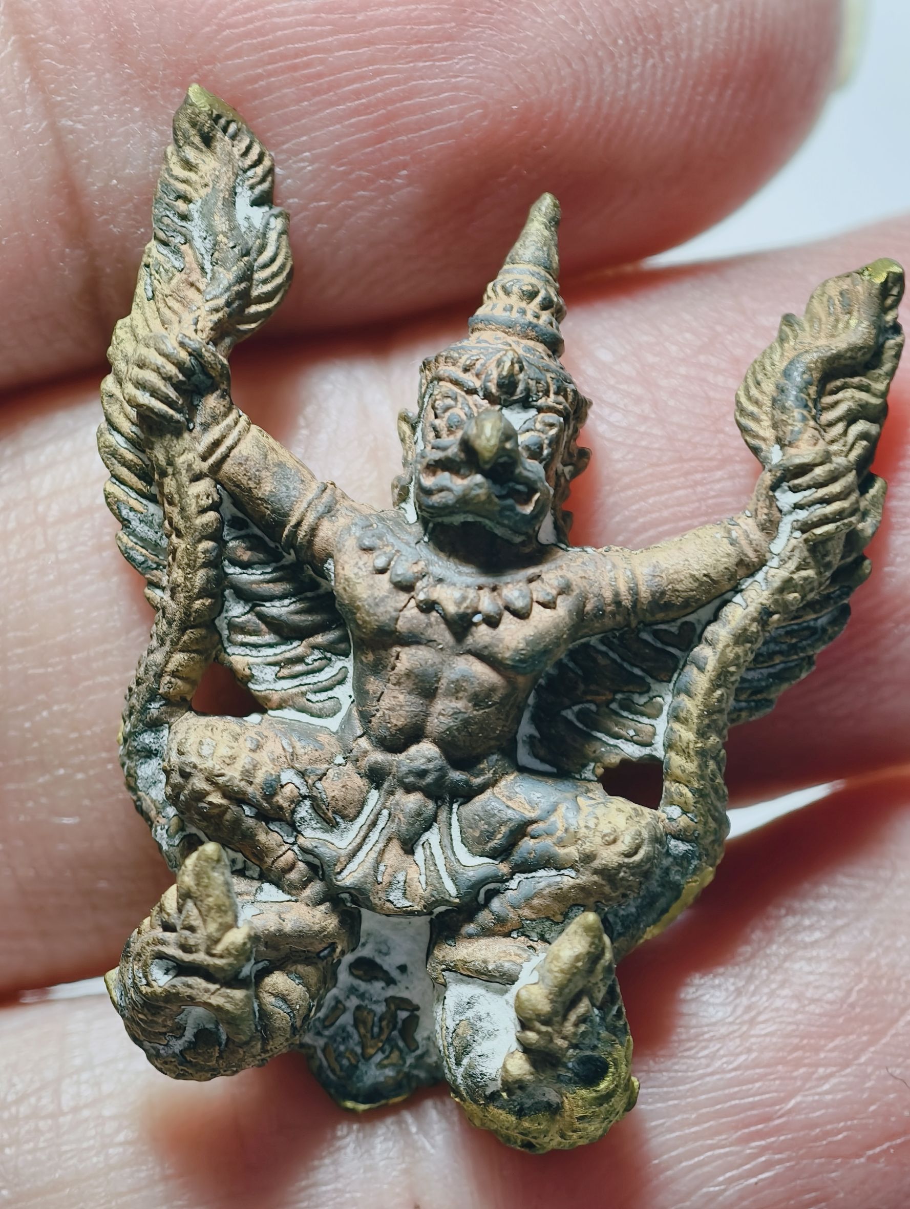 พระครูวิจิตรกาญจนาภรณ์ วัดช่องลิ้ง พญาครุฑ เศรษฐีเงินล้าน กฐิน 59 รุ่นแรก AC2433