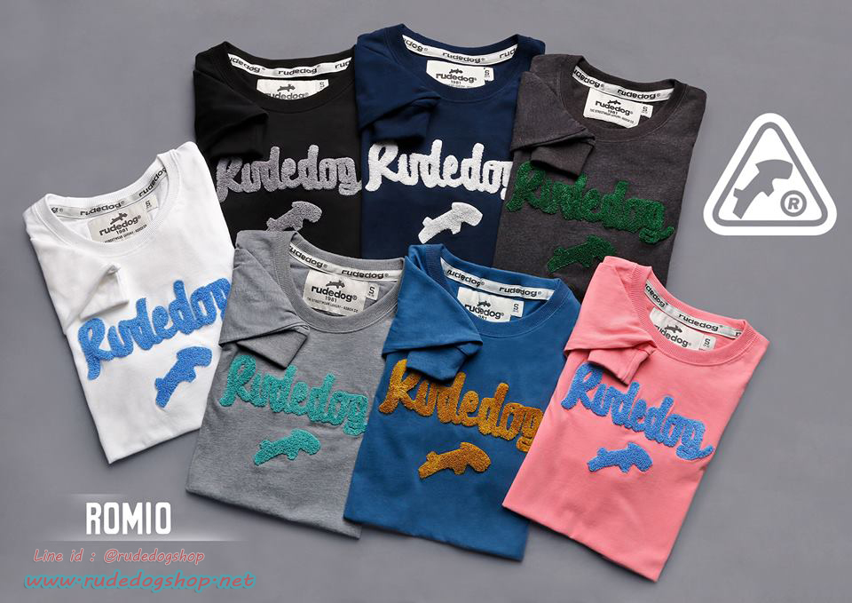 เสื้อยืดแขนยาว Rudedog รุ่น Romio สีดำ