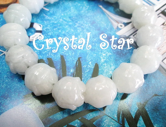 สร้อยข้อมือหยกแกะสลัก