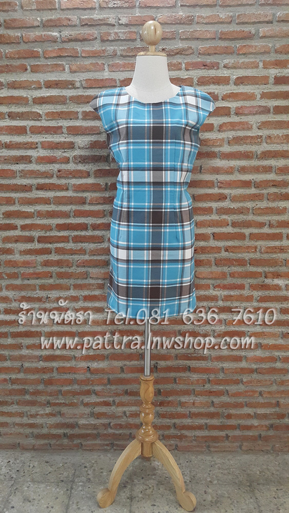 เดรสผ้าฝ้ายผ้าพื้นเมือง ใส่สบาย ไม่ร้อน