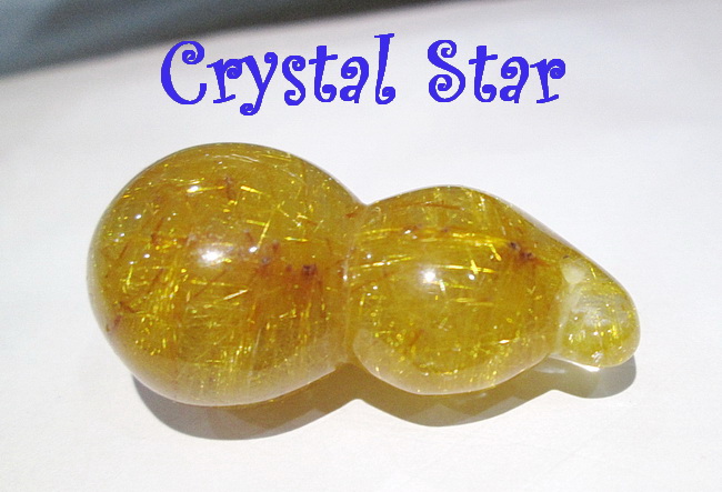 จี้ไหมทองรูปน้ำเต้า