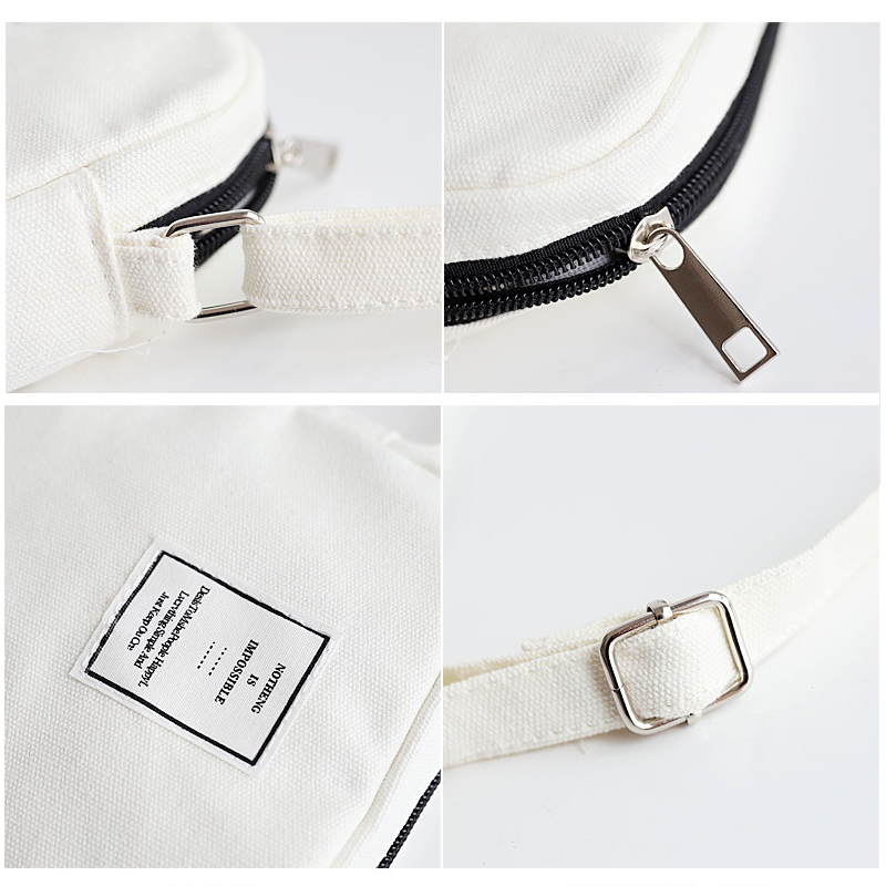 กระเป๋าผ้า Canvas สะพายข้างใบเล็กน่ารัก