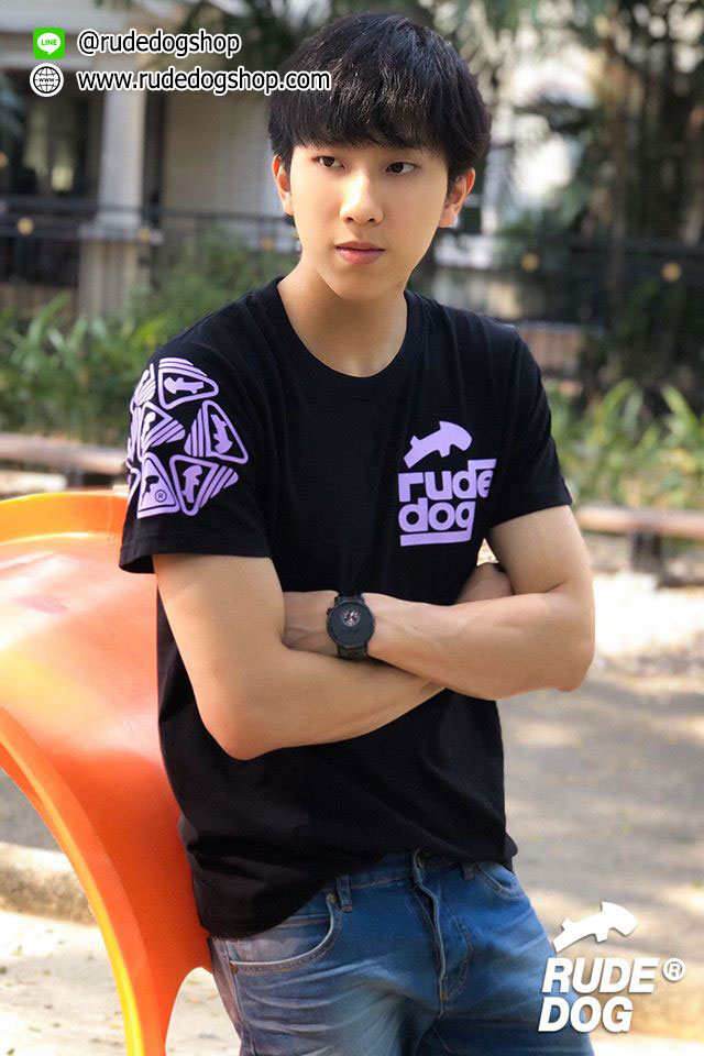 เสื้อยืดแขนสั้น rudedog รุ่น SquareRude (สแควร์รูท)