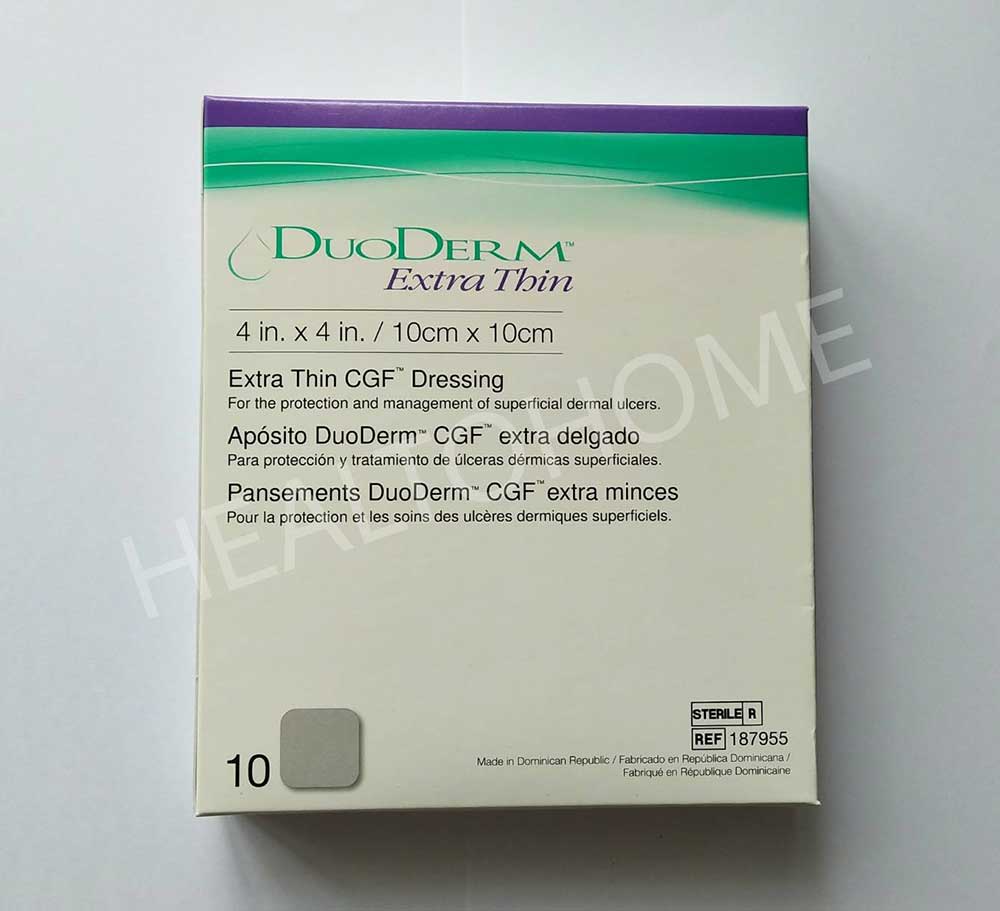 DuoDerm Extra Thin แผ่นแปะแผลกดทับแบบบาง 10x10 ซม. (4x4 นิ้ว)