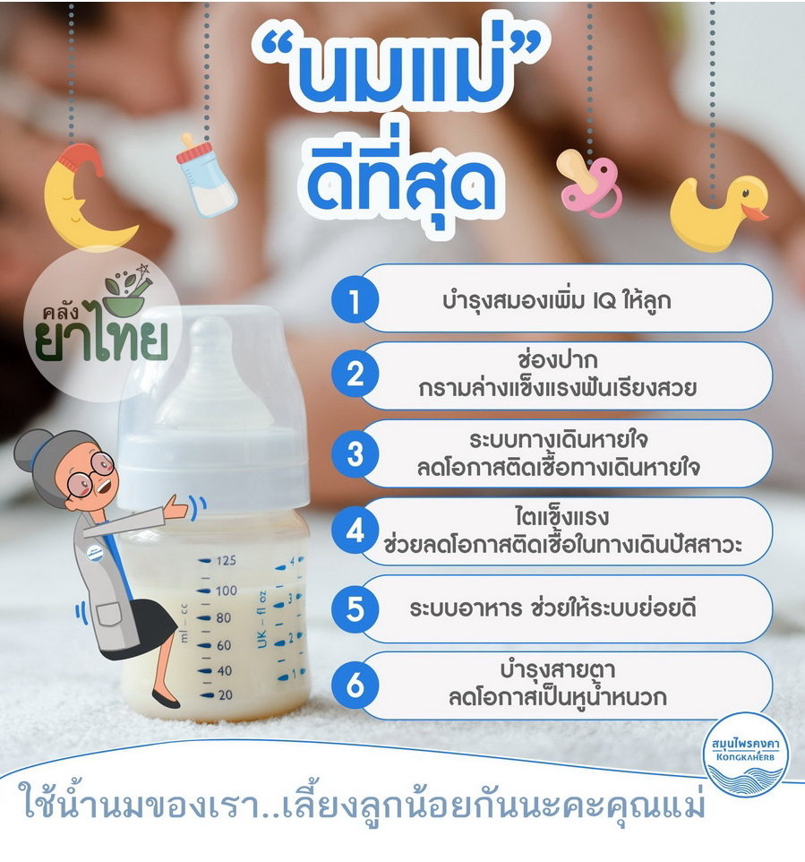ยาประสะน้ำนม ดีต่อแม่และลูก