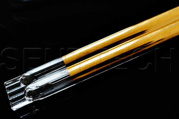 Goldback Twin-Tube Quartz Short-Wave Infrared Lamp, 2500W, 230V, TL750MM / 23x11