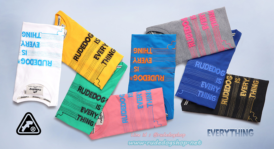 เสื้อยืดแขนสั้นผู้หญิง rudedog รุ่น EveryThing (เอฟเวรี่ติง)