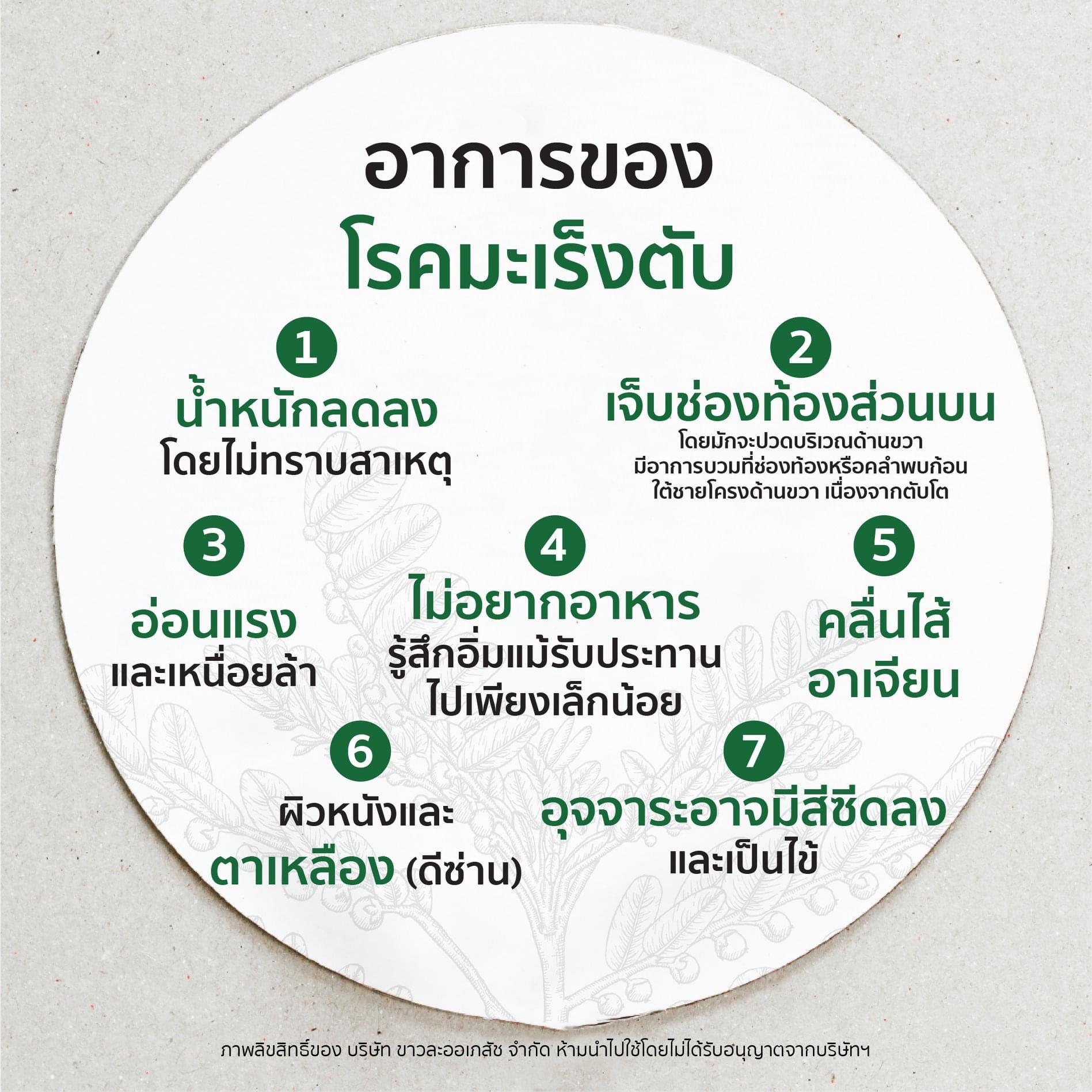 ยาเม็ดลูกใต้ใบ จัดการตับอักเสบ