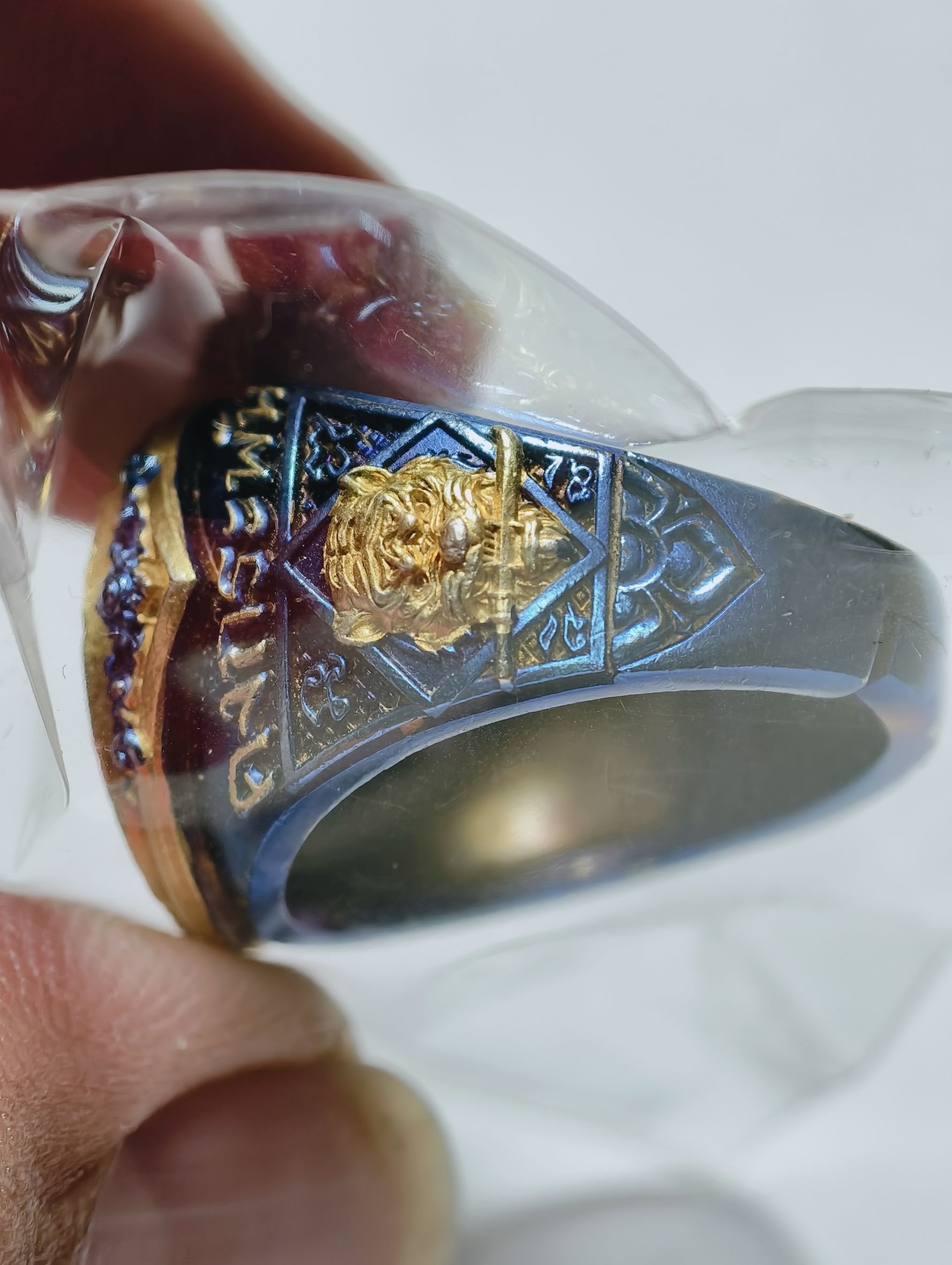 หลวงปู่บุญมา สำนักสงฆ์เขาแก้วทอง แหวนคงกระพัน รุ่นแรก AC3439