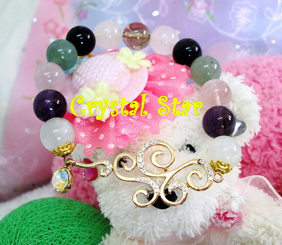 สร้อยข้อมือหินมงคล (สำหรับคนเกิดวันอาทิตย์ จันทร์ และพุธราหู)