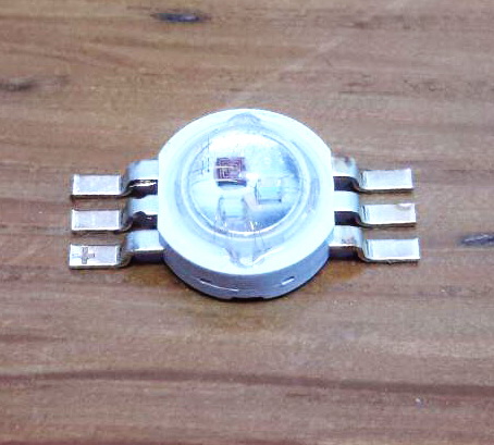 LED 3W (สีละ 1W) RGB 6ขา (จำนวน 10 หลอด)