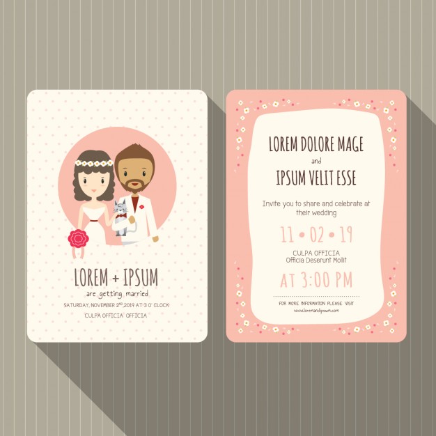 การ์ดแต่งงาน Wedding card สไตล์การออกแบบดีไซน์แบบใช้สีหวานๆให้เข้าบรรยากาศของงานแต่งงาน การ์ดงานแต่ง ไว้สำหรับ เรียนเชิญแขกผู้มีเกียรติเข้ามาร่วมงานแต่งงาน // ตัวอย่างดีไซน์ การ์ดแต่งงาน การ์ดเชิญ การ์ดสวยๆ