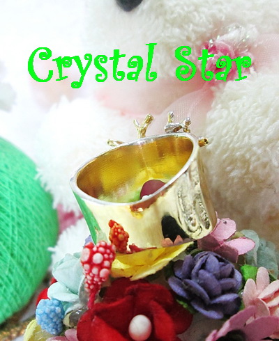 แหวนทับทิม ตัวเรือนเงิน