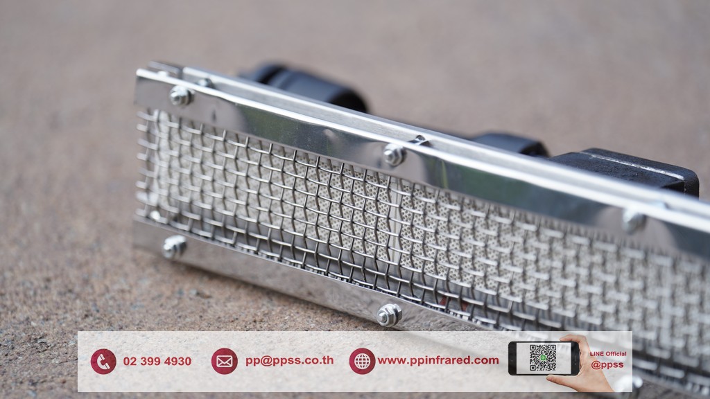 หัวเตาอินฟาเรด SUNSRAYS GR-602 2.4kW ชนิดเหล็กหล่อ ขนาด 420x85x110