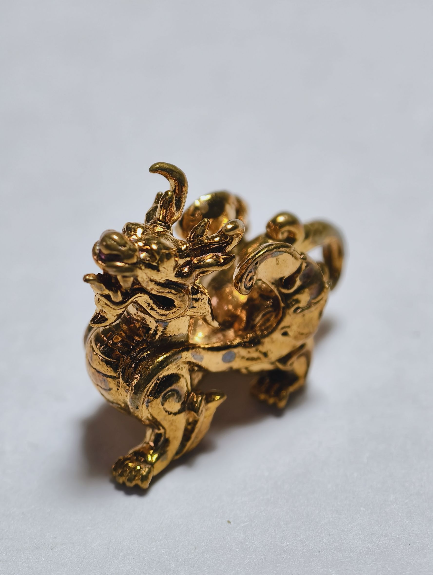 หลวงปู่คำปั่น วัดป่าโนนสวรรค์ ปี่เซียะราชาโชค ซองเดิม AC2431