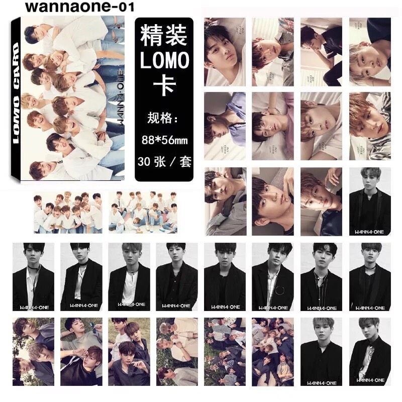 LOMO CARD WANNAONE 30รูป