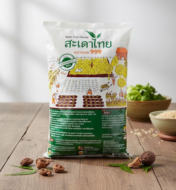 สะเดาไทย 999 สะเดาบดคุณภาพดี ขนาด 5 กิโลกรัม