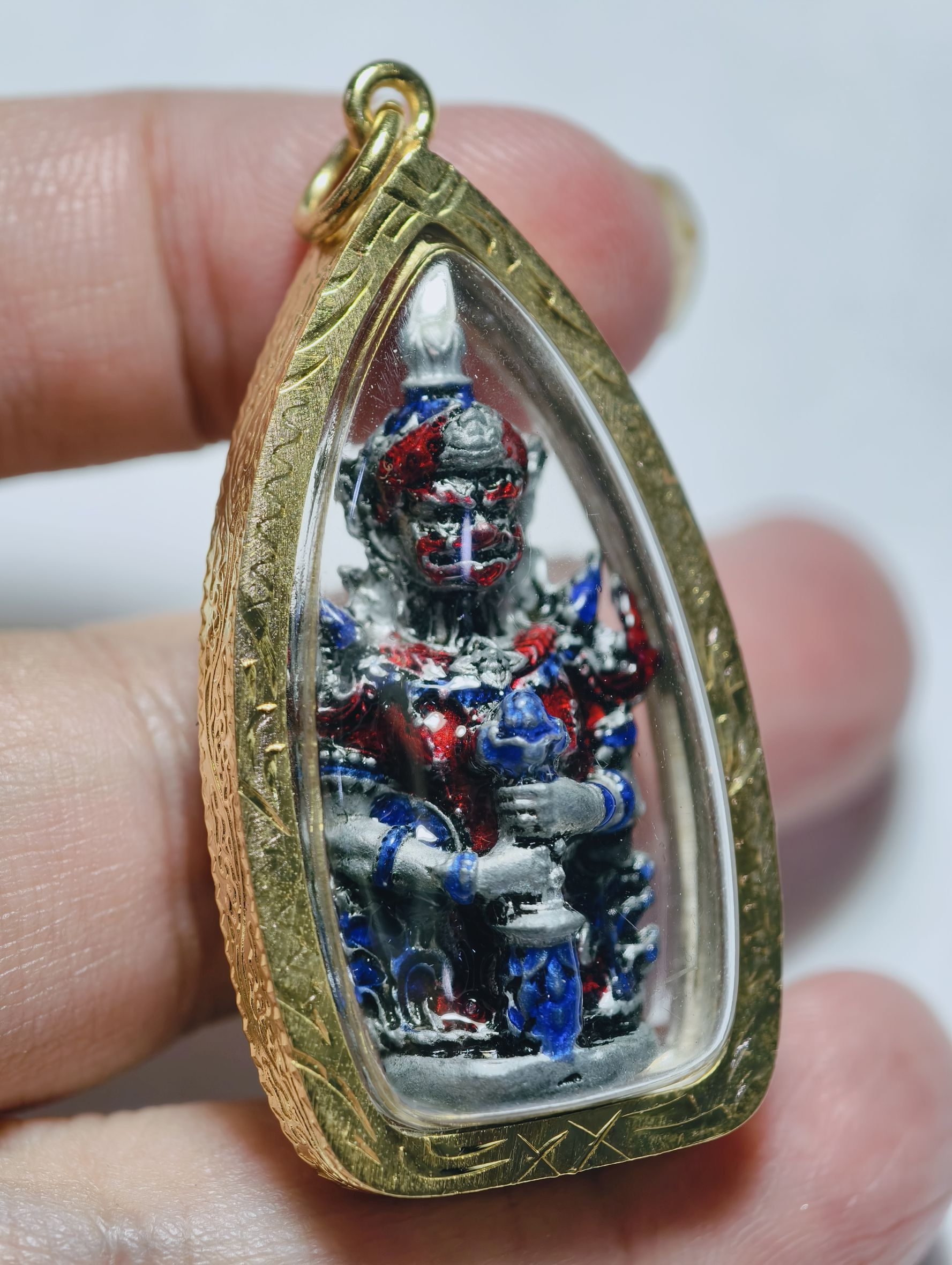 หลวงปู่อิ่ม วัดทุ่งนาใหม่ ยอกขุนพล ท้าวเวสสุวรรณ รวยแสนล้าน พร้อมเลี่ยม (AC1967)