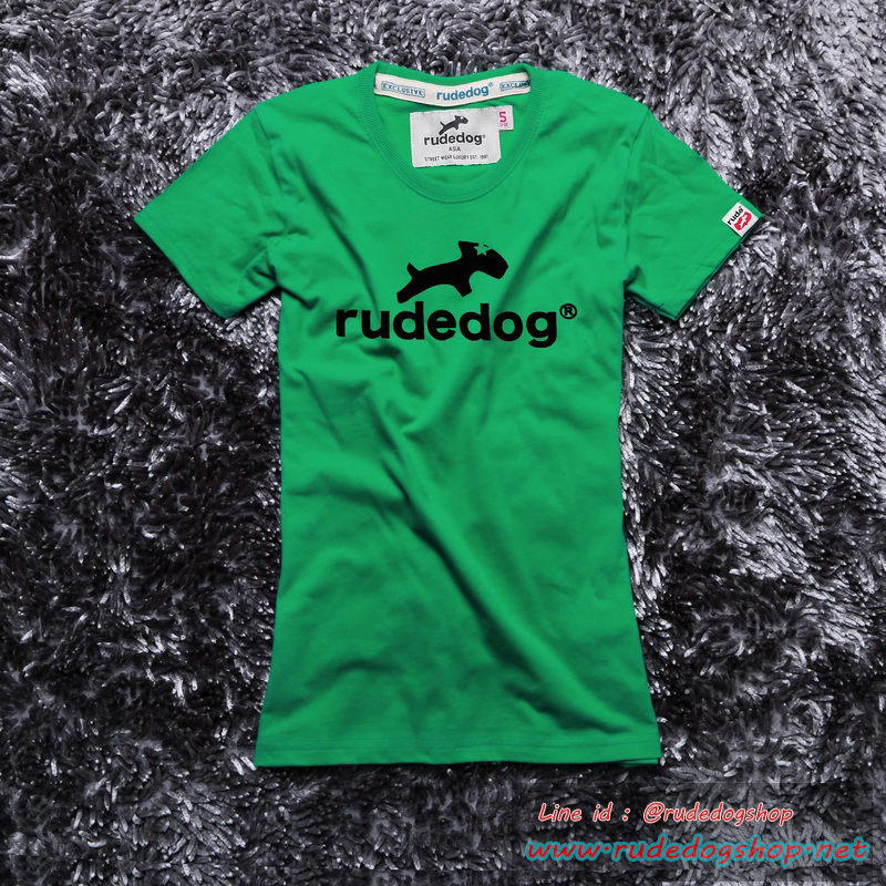 เสื้อยืด Rudedog ผู้หญิง รุ่น New Logo สีเขียว