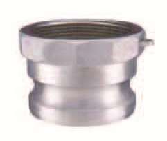 CAMLOCK QUICK-DISCONN SUS GRADE 304/316, PART A, 1-1/4" NPT ADAPTER x FT