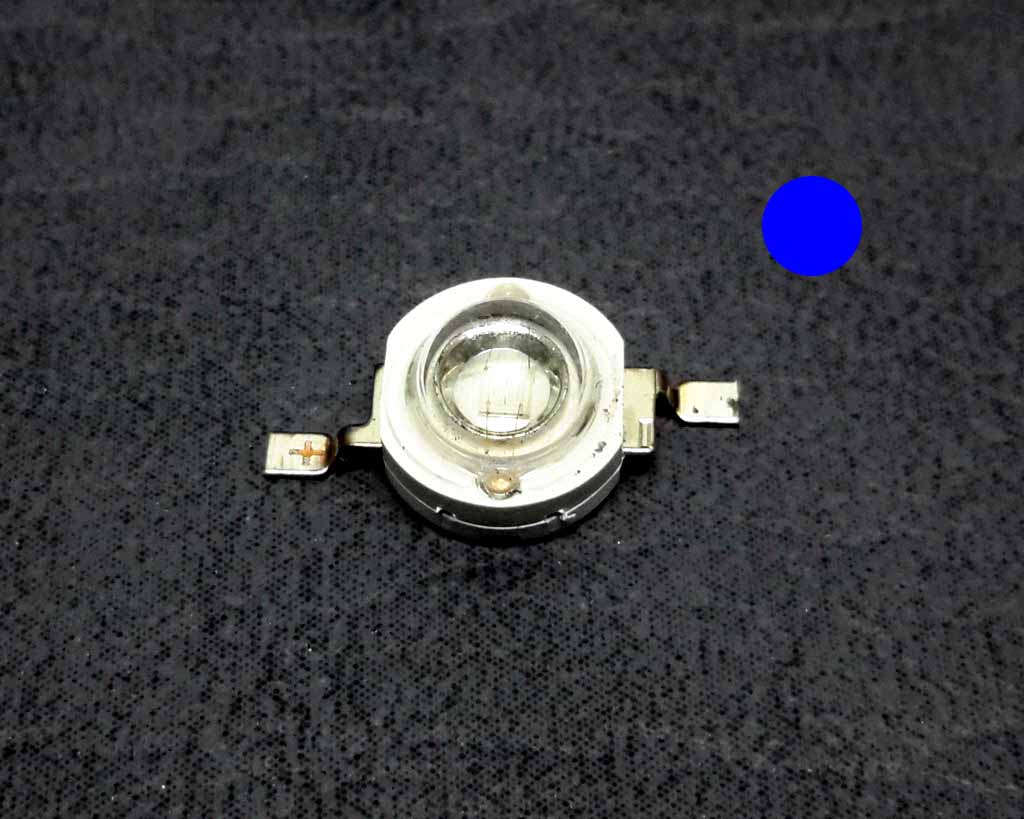 LED 1W แสงน้ำเงิน 30LM