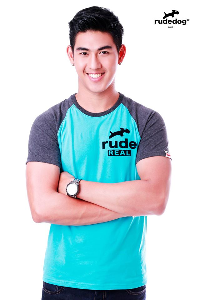 เสื้อยืด rudedog รุ่น real slope สีฟ้า