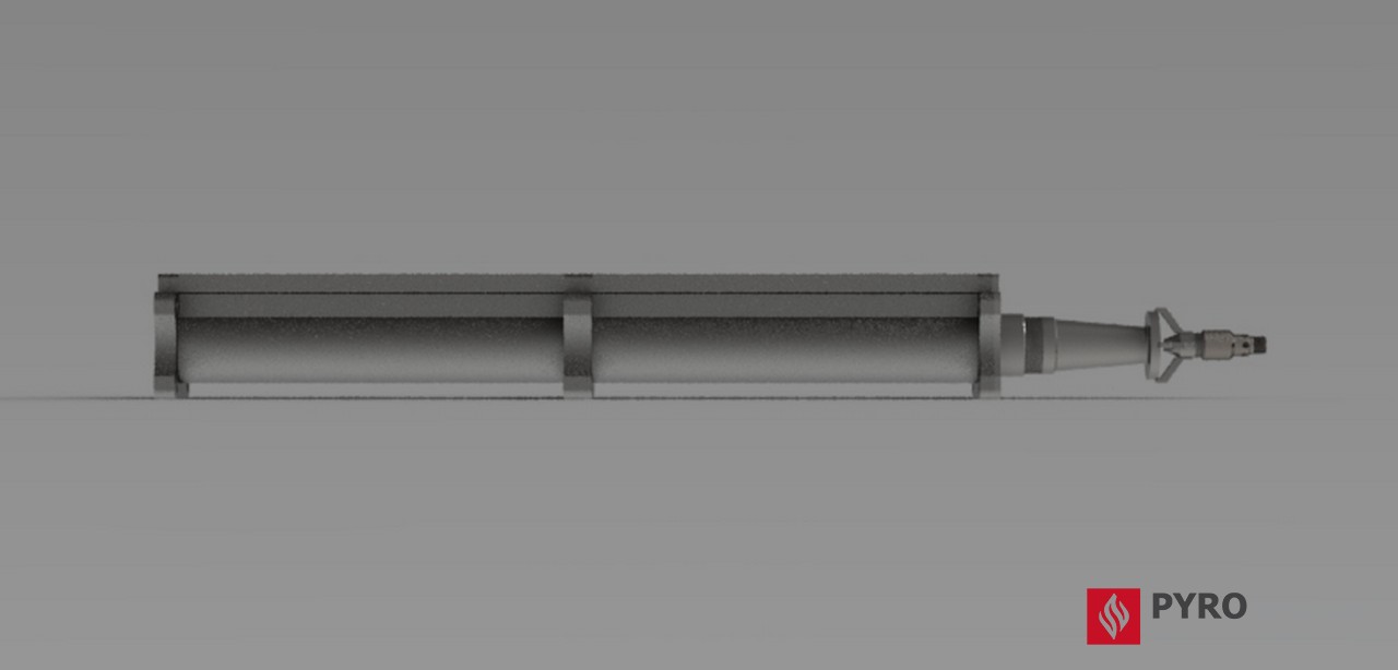 หัวเตาแก๊ส ตรงยาว LD305-ST-2 Linear Modular Tank Heating Burner (Venturi) ความยาวโมดูล 30ซม - 3.0ม กำลัง 6-60 กิโลวัตต์ สำหรับถังต้มถังต้มอุตสาหกรรมทรงสี่เหลี่ยม