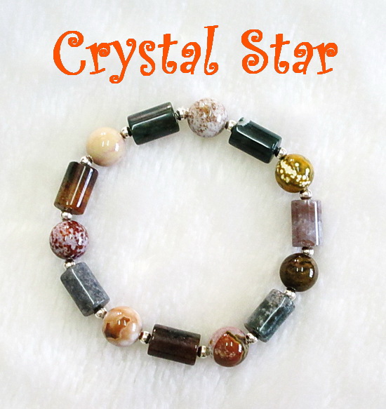 สร้อยข้อมืออาเกตและแจสเปอร์