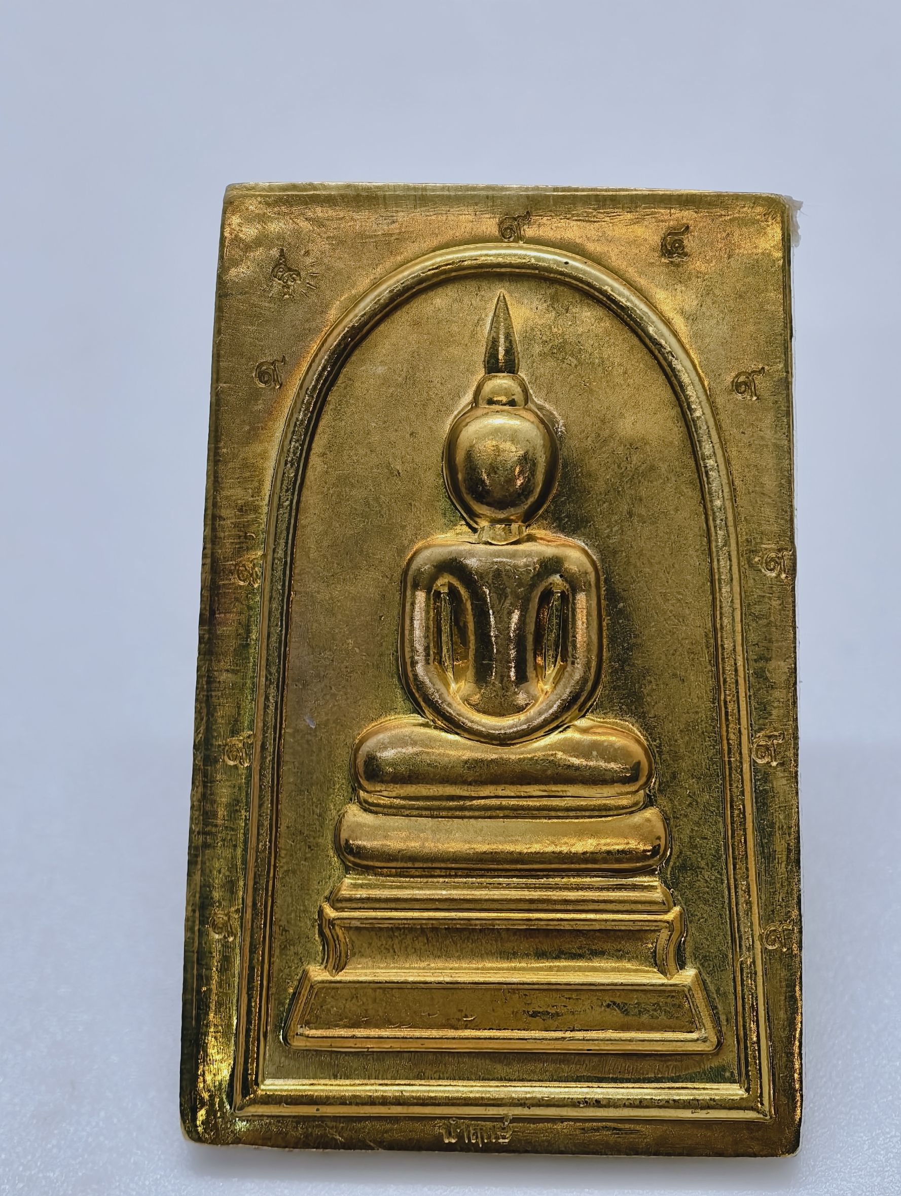 หลวงปู่มหาศิลา วัดโพธิ์ศรีสะอาด พระสมเด็จชินบัญชร หลังยันต์นำฤกษ์ วัดสร้างเอง ตอกโค้ดรอบ KA2366