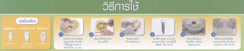 Convatec Stomadress ถุงอุจจาระหน้าท้อง แบบชิ้นเดียว ขนาด 19-64 มม. (Colostomy Bag)