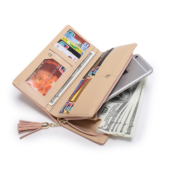 กระเป๋าสตางค์ผู้หญิง Piece 2 Way wallet Size L