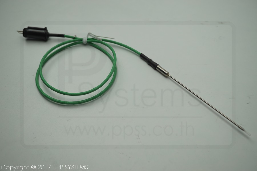 [PA1472B-R] DATAPAQ MultiPaq21 Standard Round Needle Thermocouple, Length 0.6m/0.125mm Type-K, Quard Wrapped PTFE