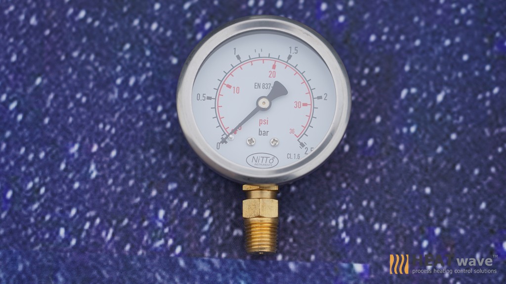 NITTO Pressure Gauge 0-2.5 bar l เกจวัดแรงดันแก๊สช่วงแรงดันสูง