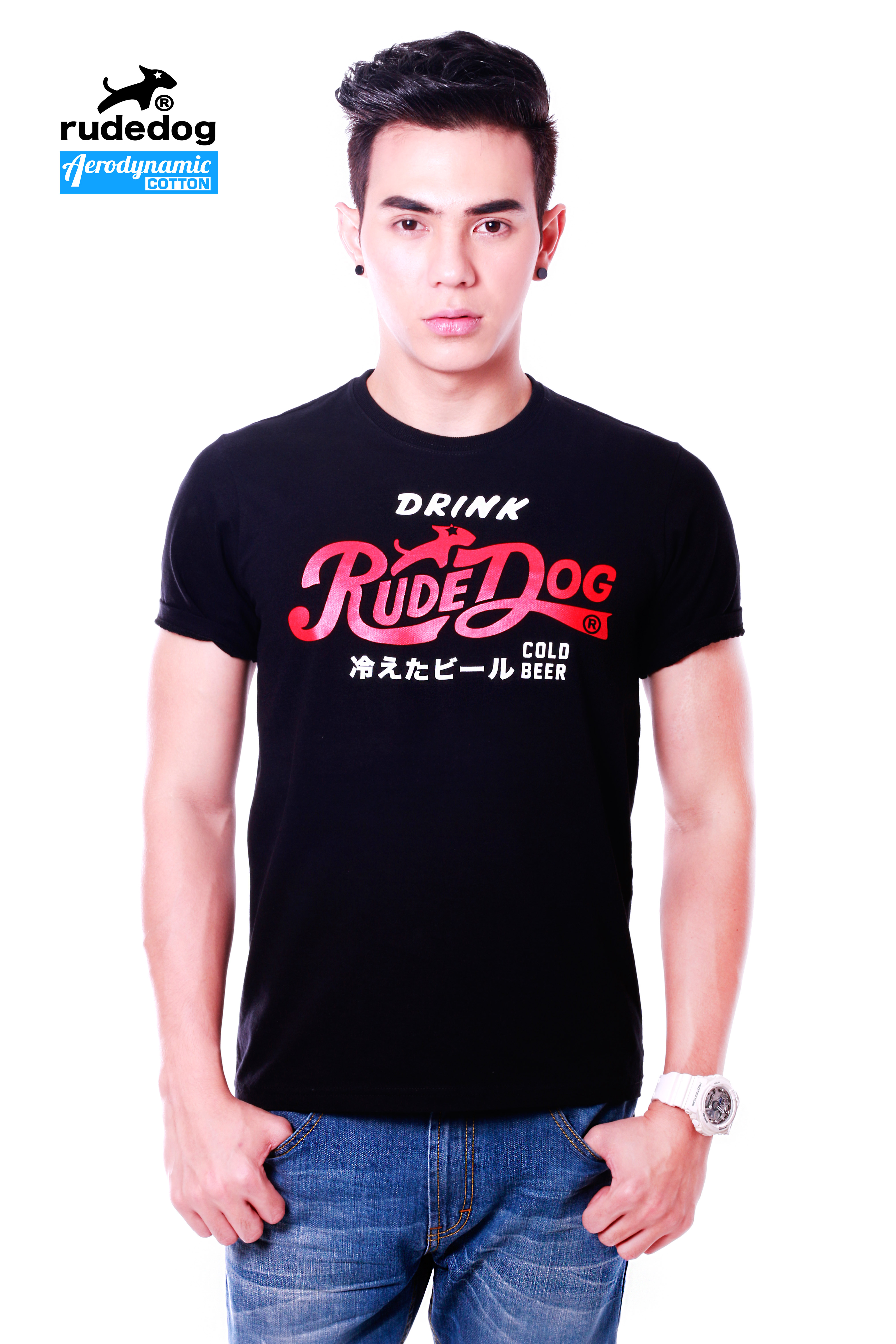 เสื้อยืด Rudedog รุ่น Cold Beer Size L