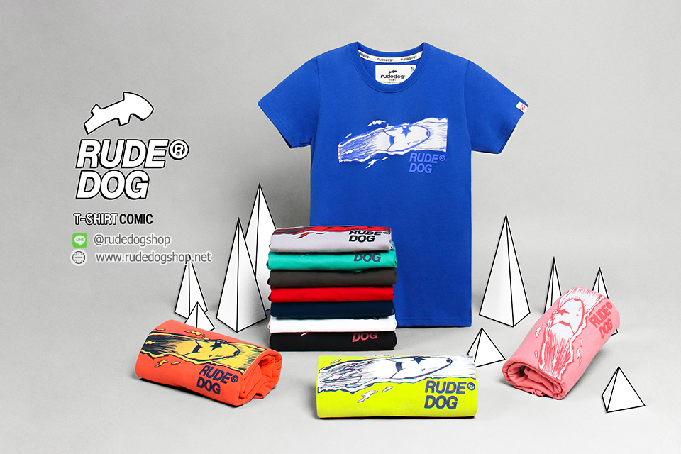rudedog เสื้อยืดแขนสั้น รุ่น Comic (คอม-มิค)