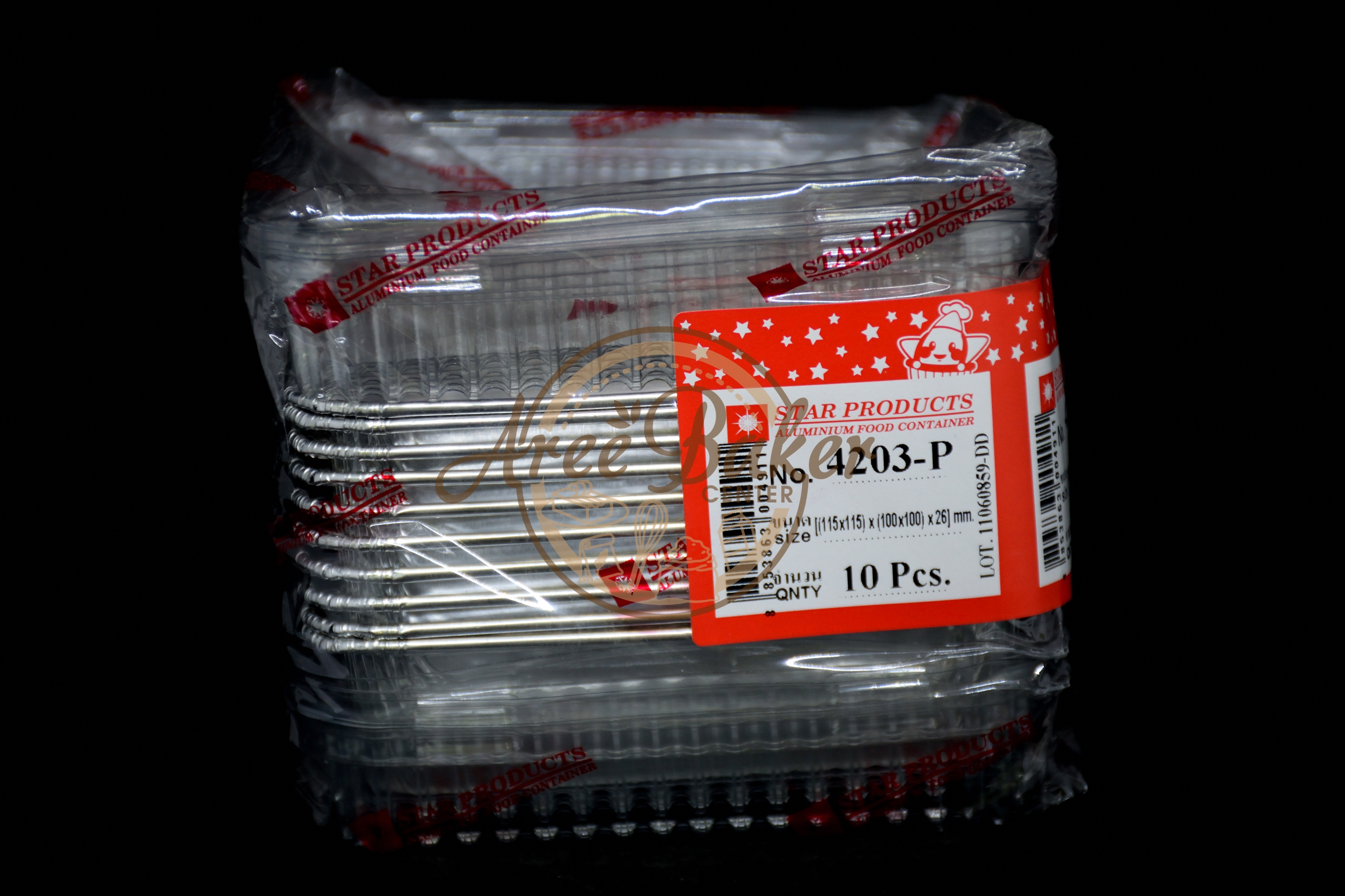 ถาดฟอยล์ 4203-P 10ชิ้น