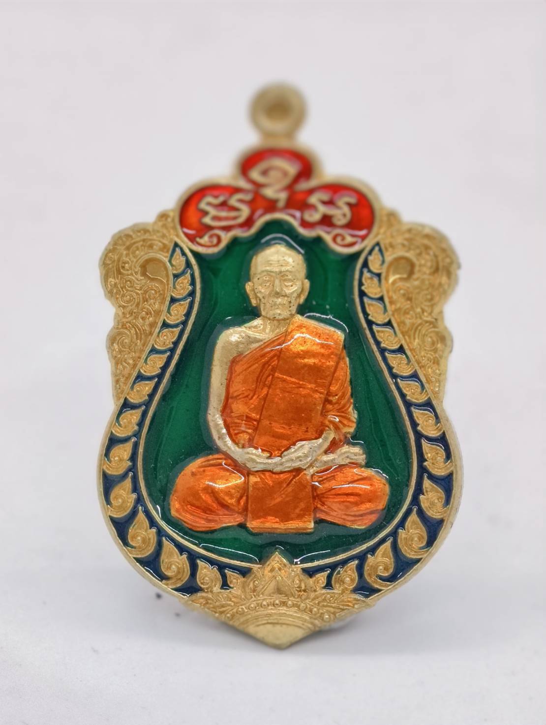 หลวงปู่มหาทองพูน ถ้ำจำปาทอง ราชบุรี มหาเศรษฐี รวยพูนพูน กล่องเดิม ลงยา AC1632