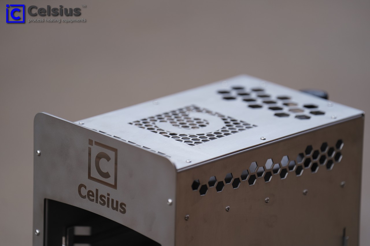 CELSIUS ANYxGRILL IR-RED ® FLAME - RB1 METAL FIBER BURNER l เตาย่างสเต็กอินฟาเรด ชนิดเมทัลไฟเบอร์