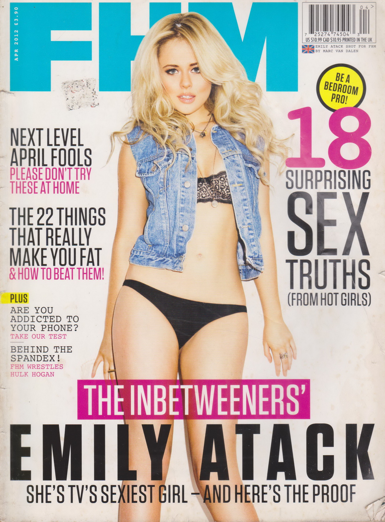 นิตยสาร FHM UK ฉบับเดือน APRIL 2012