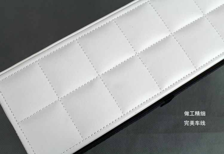 กล่องทิชชู่ หนังแกะ สีขาว ขนาด 25.5cm x 14cm x 9.5cm