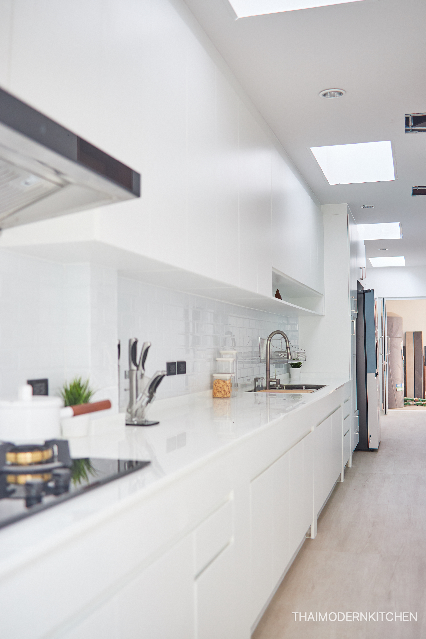 #ครัวบิ้วอิน บิ้วทับครัวปูน 5เมตร ตู้บนล่าง ราคา 79,000-